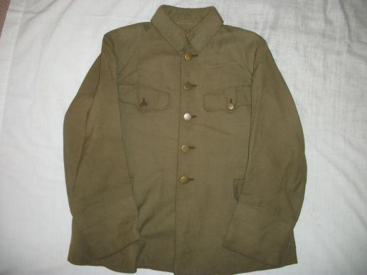 IMPERIAL JAPANESE ARMY OFFICERS PRIVATE PURCHASE TUNIC