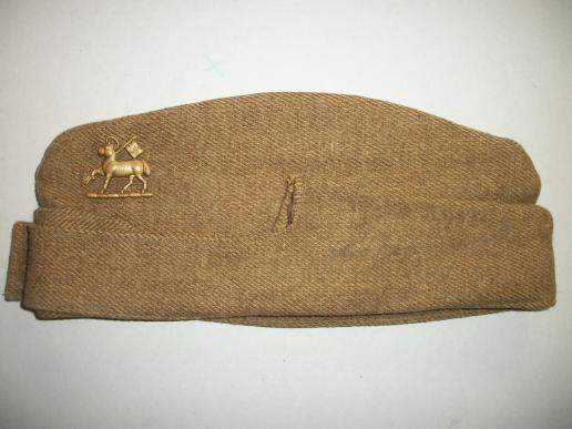 EARLY POSS WW1 BRITISH FIELD SERVICE SIDE CAP