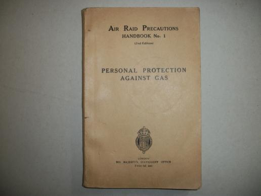 WW2 ARP HANDBOOK No.1 PERSONAL PROTECTION AGAINST GAS