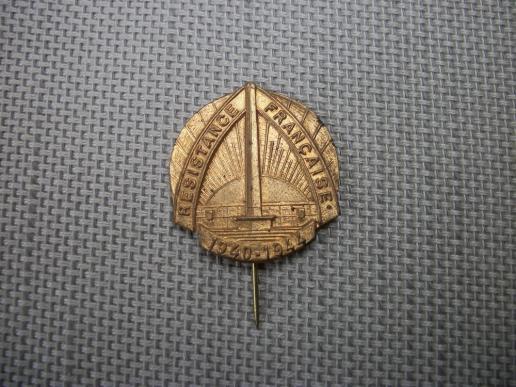 WW2 1939-1944 FRENCH RESISTANCE PIN BADGE