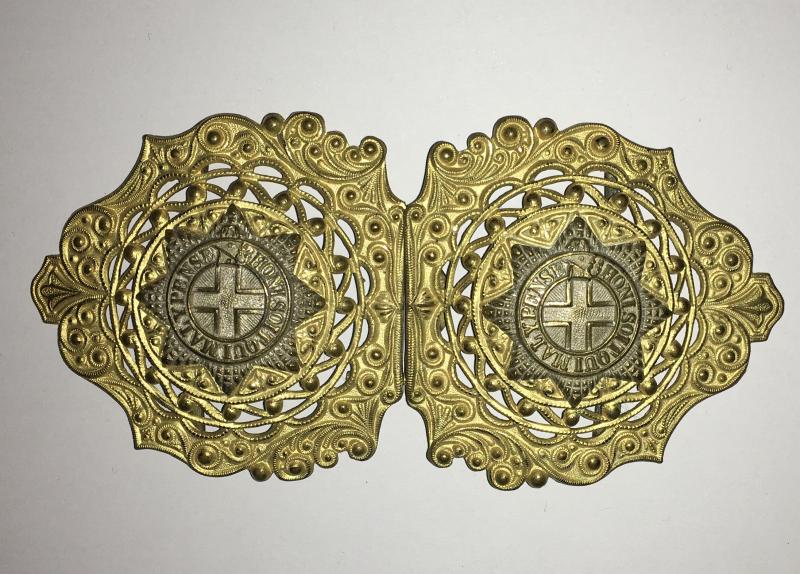 COLDSTREAM GUARDS OFFICERS WIFE’S BELT BUCKLE