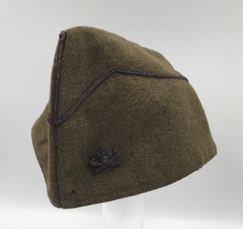 WW1 / WW2 BELGIAN ARTILLERY SIDE CAP