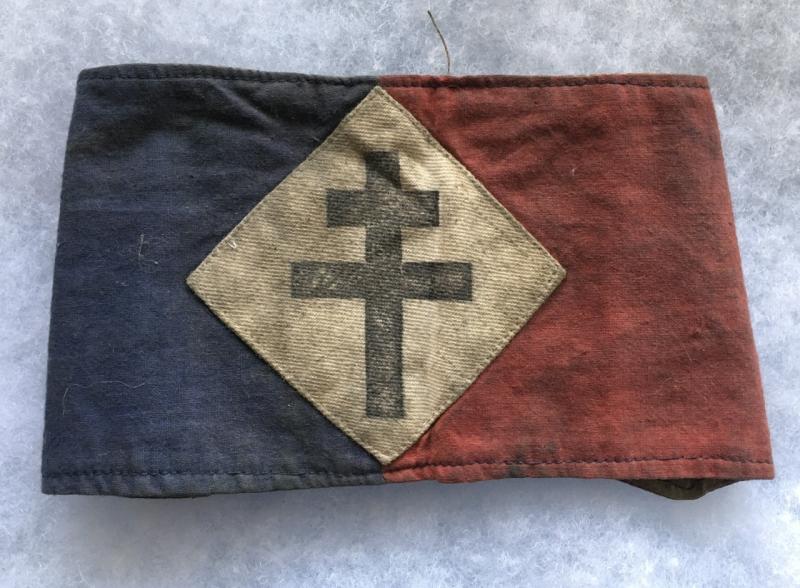 WW2 FREE FRENCH ARMBAND / BRASSARD