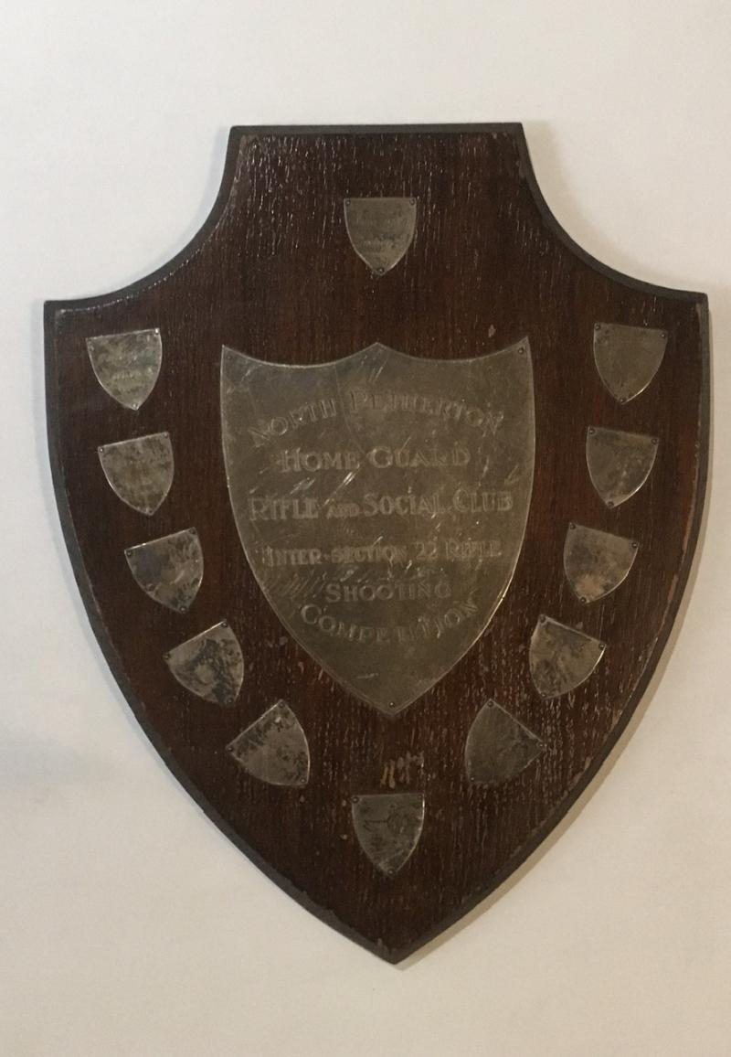 WW2 SOUTH PETHERTON HOME GUARD AWARD SHIELD- TROPHY