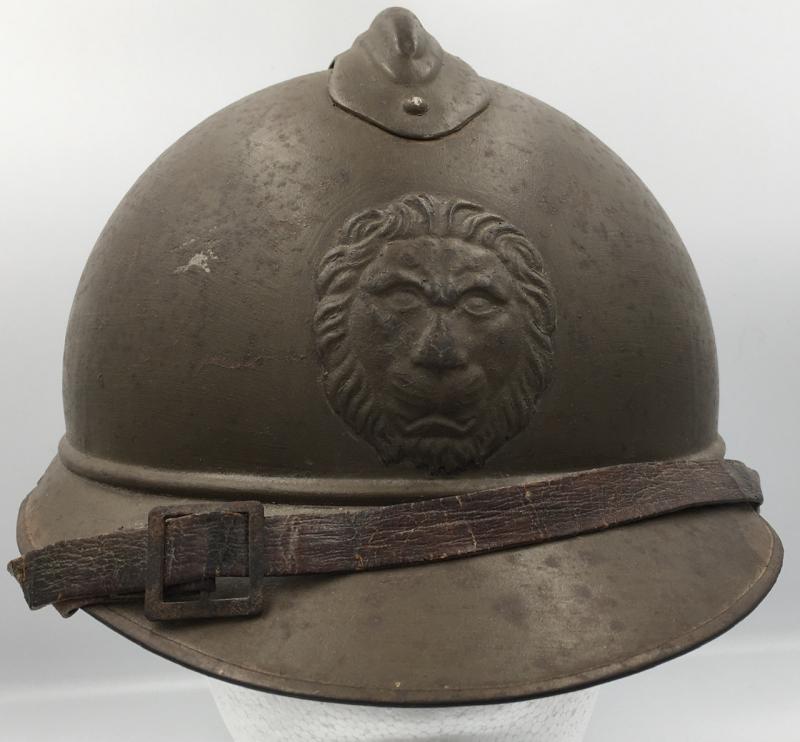 WW1 BELGIAN M15 ADRIAN HELMET