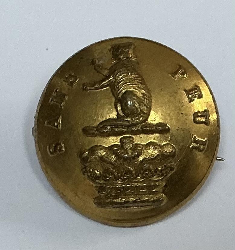 WW1 SWEETHEART BUTTON SEAFORTH HIGHLANDERS