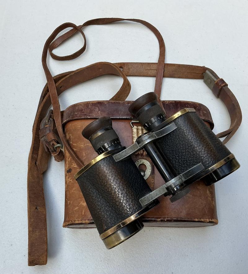 WWI CASED MARINEGLAS X6 GERMAN BINOCULARS