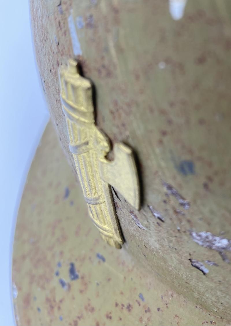 LIGHTWEIGHT ITALIAN FASCIST ADRIAN PATTERN HELMET
