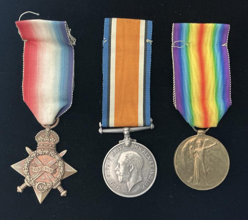WWI TRIO ROYAL LANCS REGIMENT