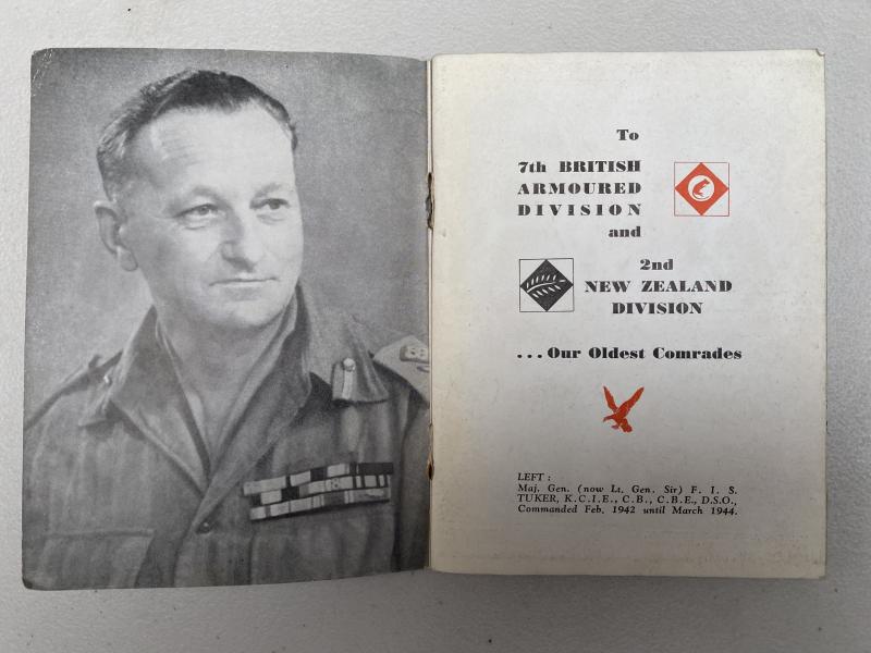 ORIGINAL WW2 BOOKLET “RED EAGLES “ THE STORY OF THE 4th INDIAN DIVISION