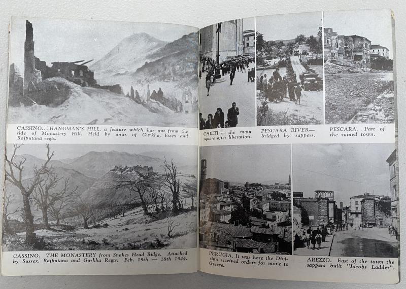 ORIGINAL WW2 BOOKLET “RED EAGLES “ THE STORY OF THE 4th INDIAN DIVISION