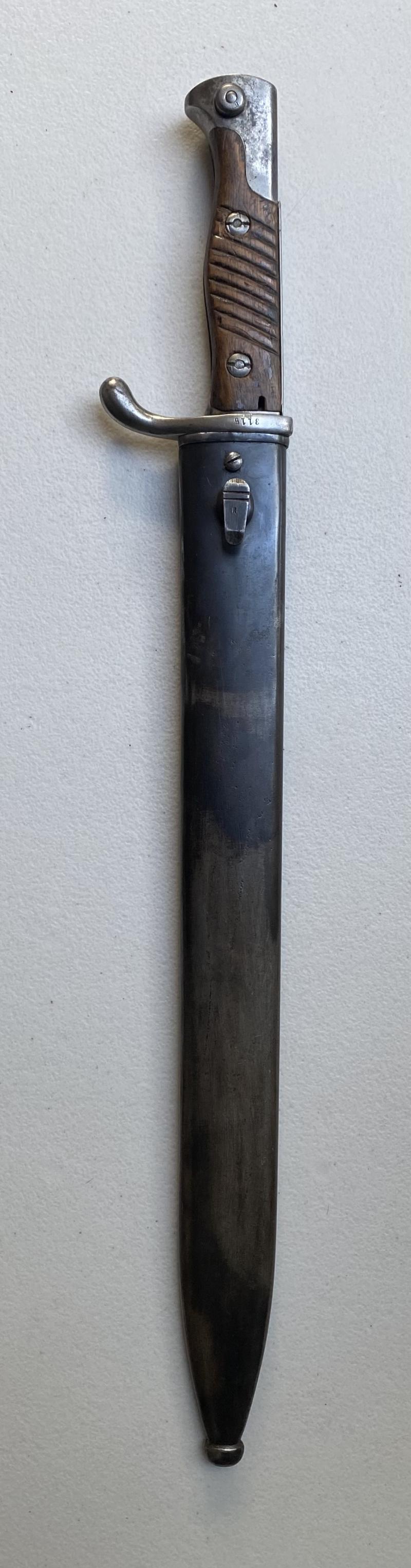 WW1 BAVARIAN 98/05 “BUTCHER BAYONET”
