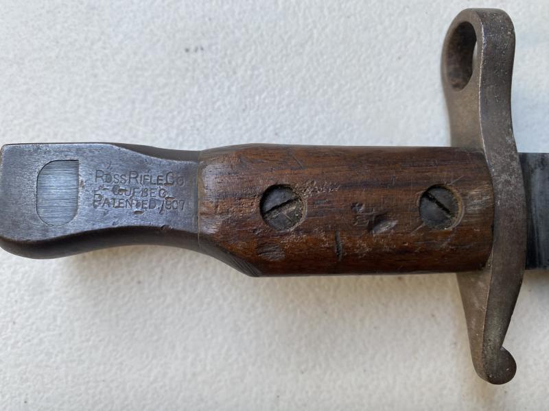 WW1 CANADIAN ROSS BAYONET 2nd PATTERN