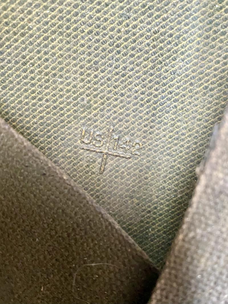 BATTLE DAMAGED US M1 HELMET - VIETNAM