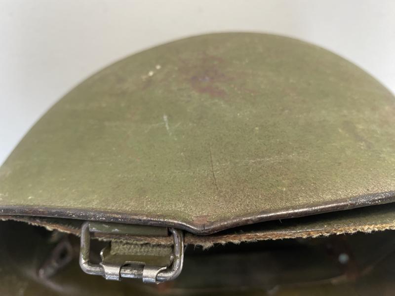 BATTLE DAMAGED US M1 HELMET - VIETNAM