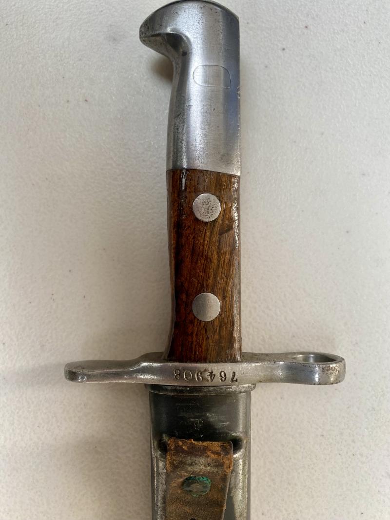 SWISS 1918 PATTERN BAYONET