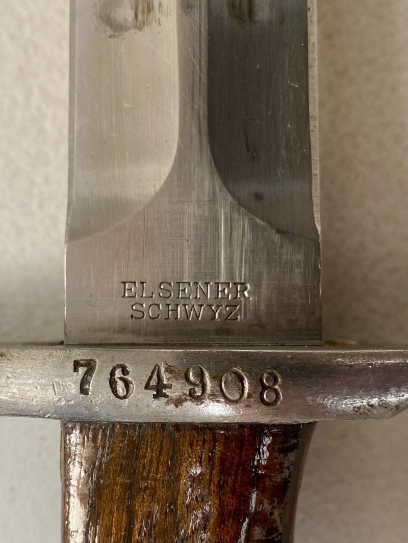 SWISS 1918 PATTERN BAYONET