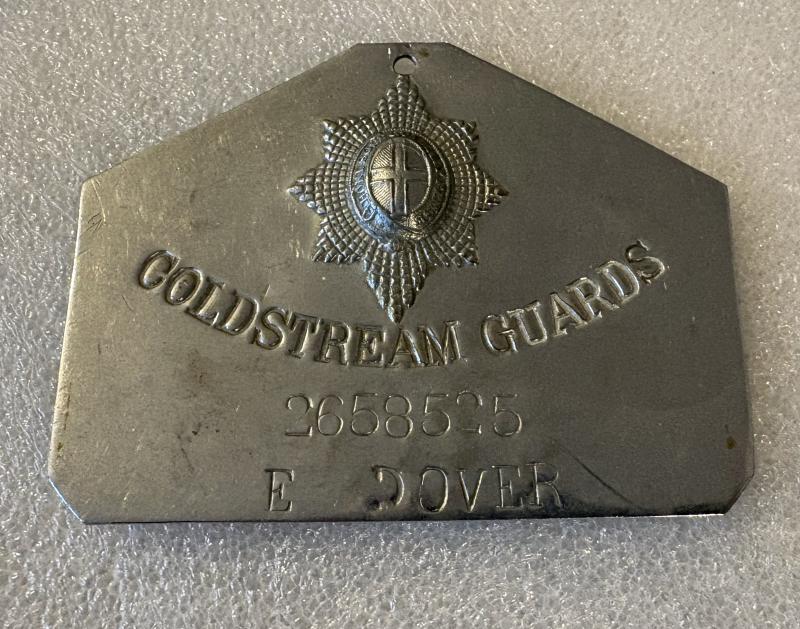 NAMED COLDSTREAM GUARDS BED / DUTY PLATE