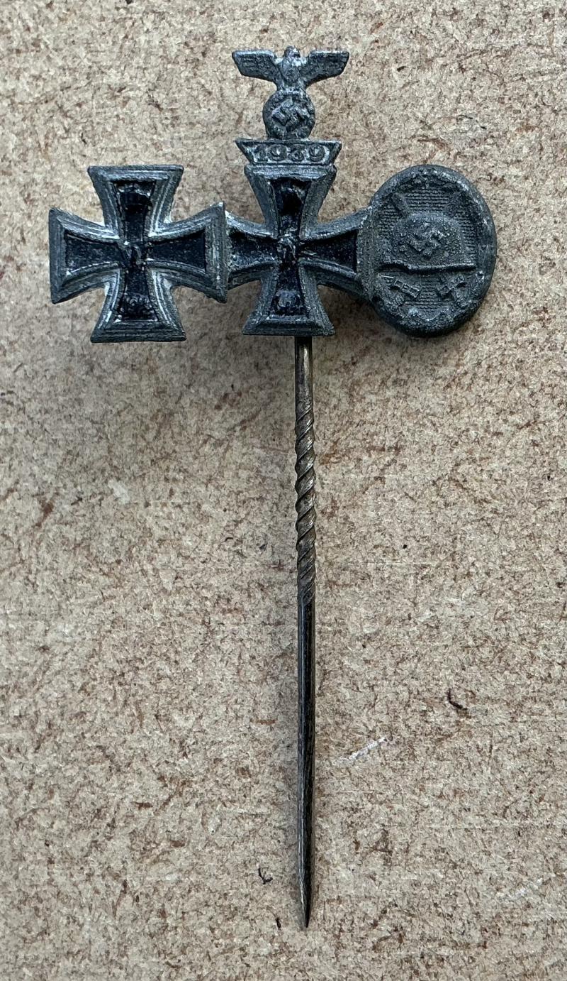 WW1 / WW2 GERMAN IRON CROSS STICK PIN