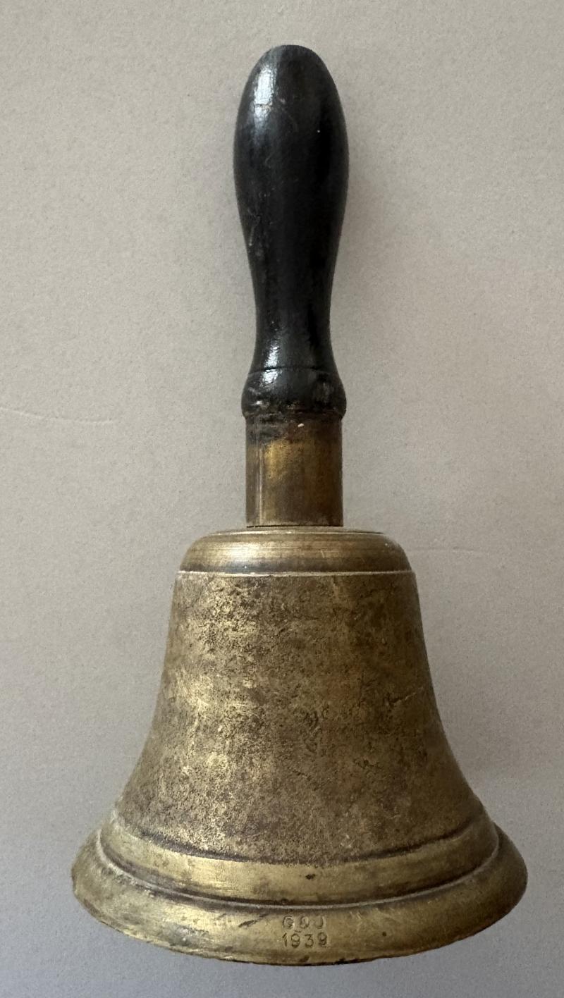 1939 DATED HOME-FRONT ARP HAND BELL