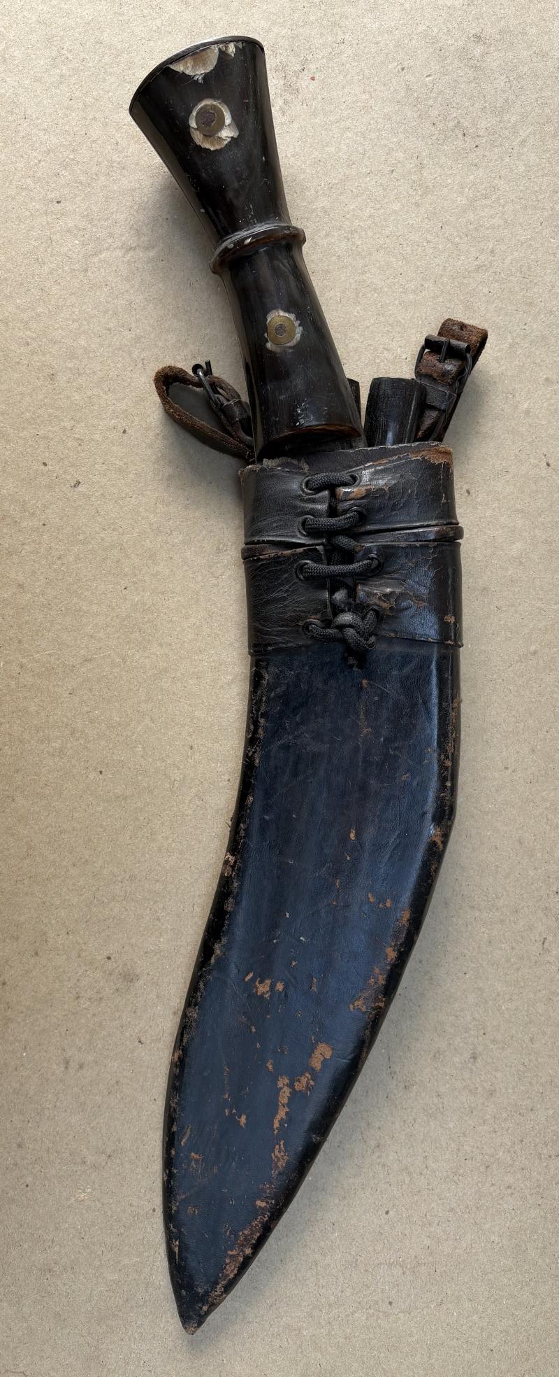 EXCELLENT QUALITY HORN HILTED KUKRI