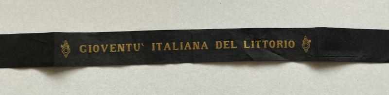 ITALIAN FACIST YOUTH (GIL) CAP TALLY
