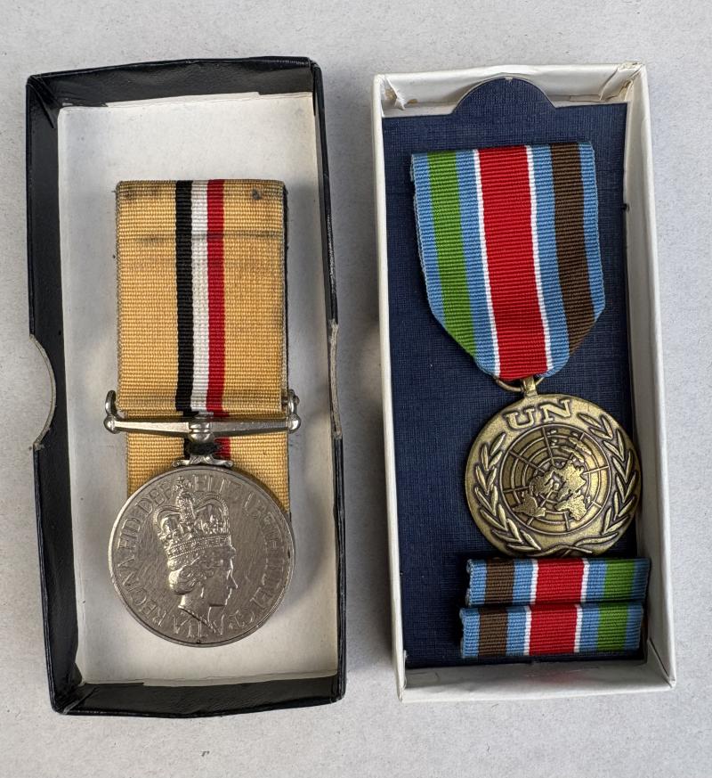 OPERATION TELIC MEDAL & UN MEDAL PAIR