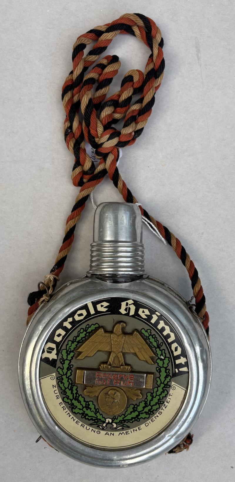PATRIOTIC GERMAN RESERVISTS  FLASK