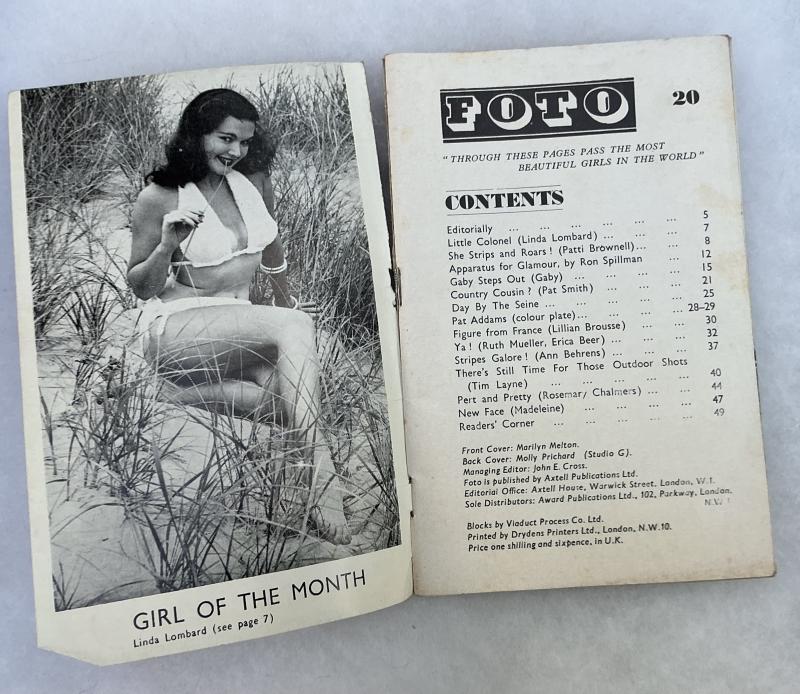 1950’s “FOTO” PIN UP / GLAMOUR MAGAZINE