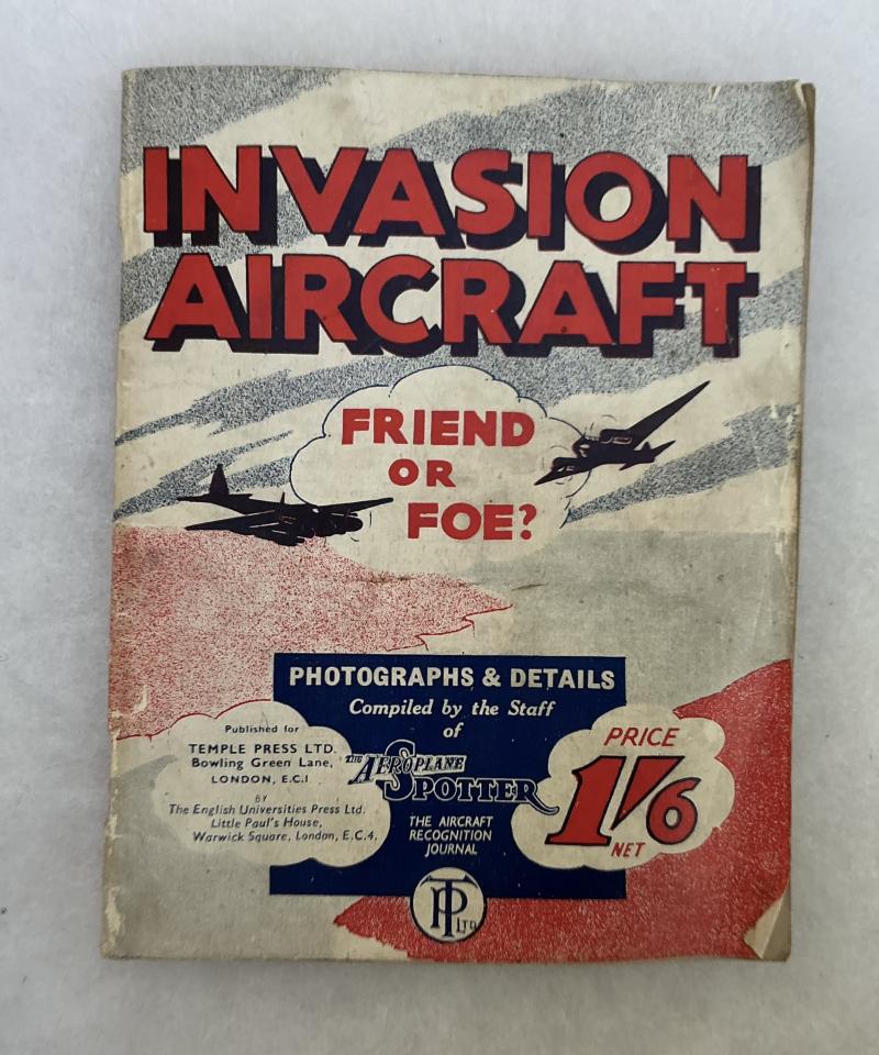 1944 DATED INVASION AIRCRAFT FRIEND OR FOE BOOKLET