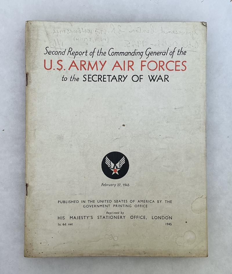 1945 DATED 2nd REPORT US ARMY AIRFORCE HMSO